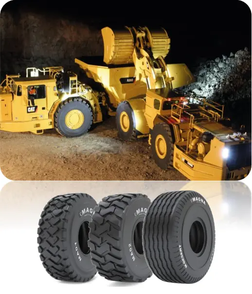 Neumáticos de equipos de obras y construcción
