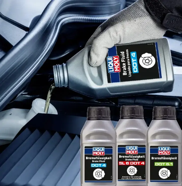 Líquidos refrigerantes y para frenos.